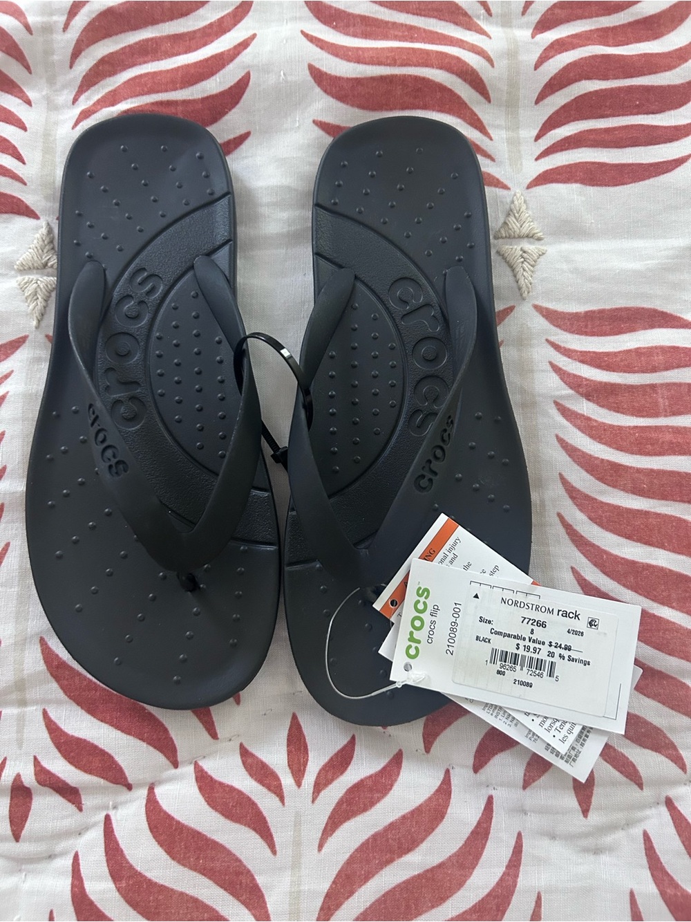 Crocs flip flops